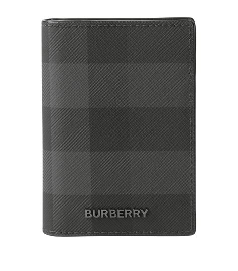 burberry london check card case|Burberry folding card case.